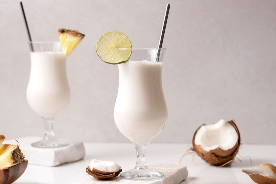 cómo hacer piña colada